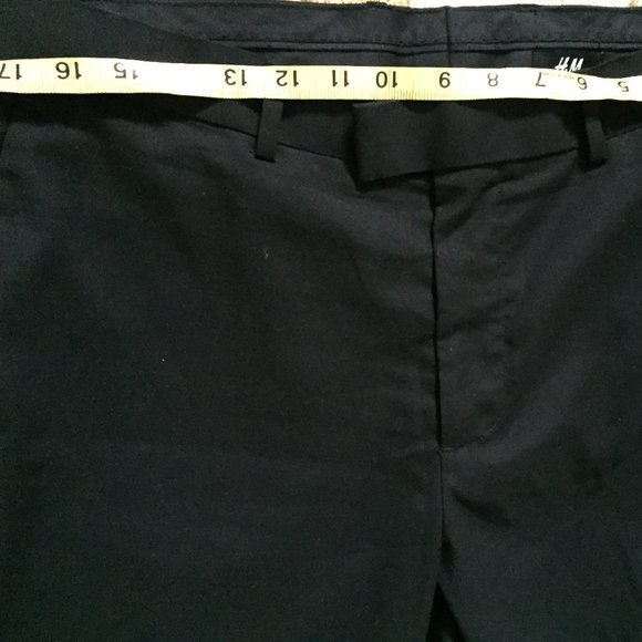 H&M Skinny Fit Men's Black Pants - Picture 7 of 9